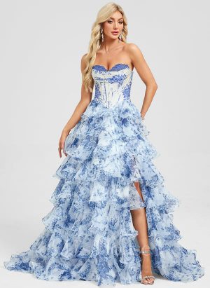 princess-sweetheart-prom-dress-blue-floral-1