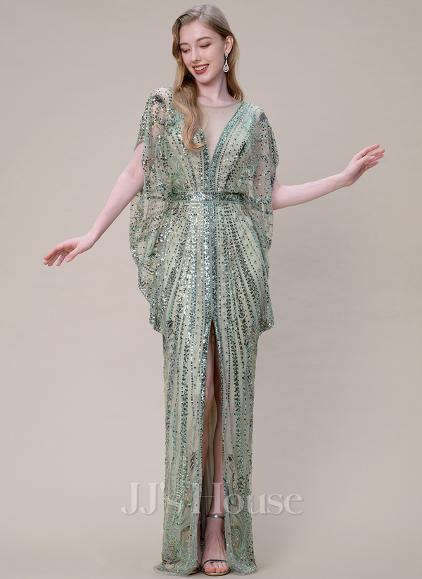 vneck-batwing-sleeve-beaded-sequins-1920s-dress-mint-green-4